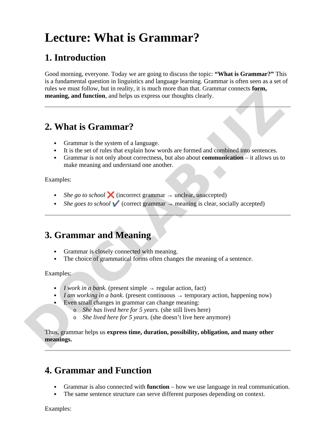What is Grammar?