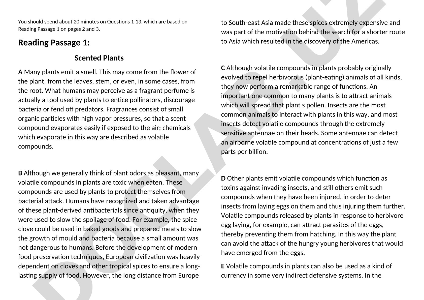 Scented Plants
