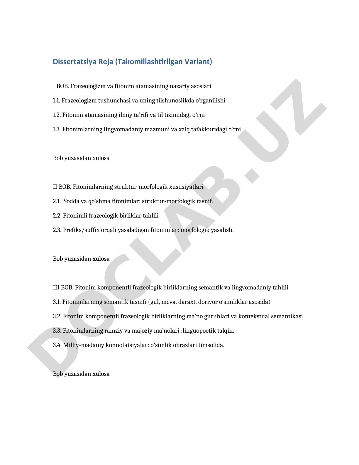 Fitonim komponentli frazeologik birliklarning semantik va lingvomadaniy tahlili