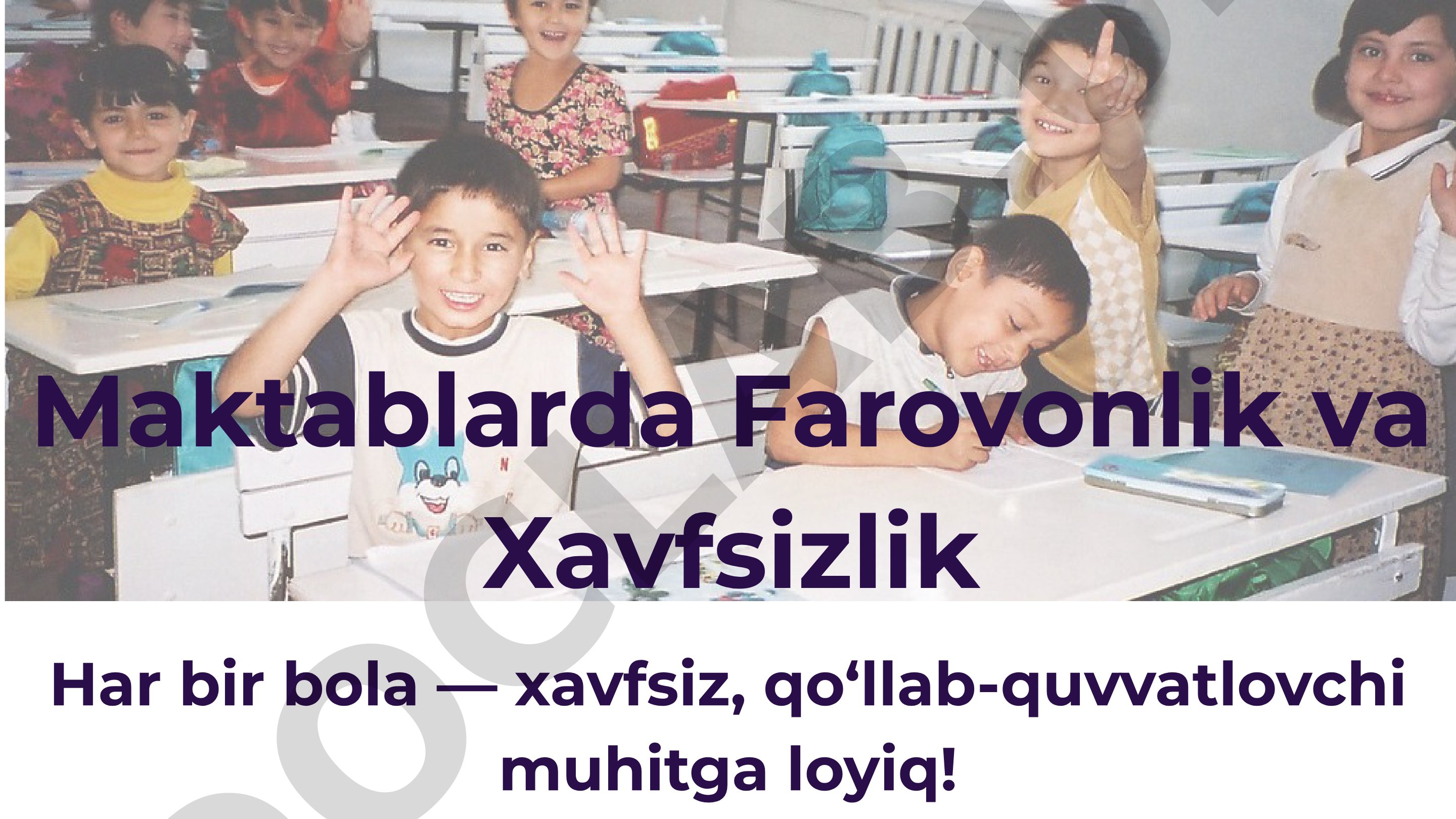 Maktablarda Farovonlik va Xavfsizlik