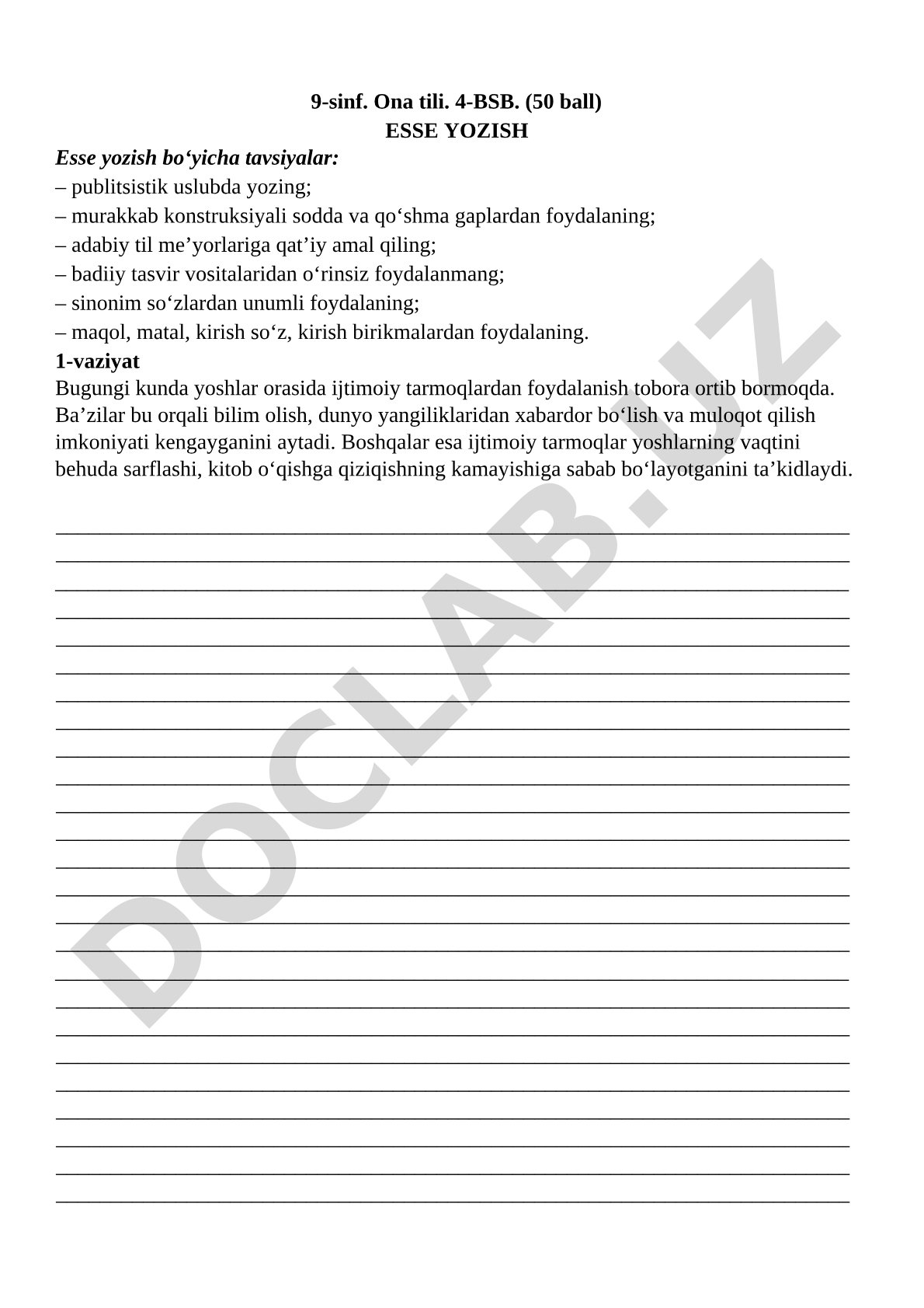 Ijtimoiy tarmoqlarning yoshlar hayotiga ta'siri