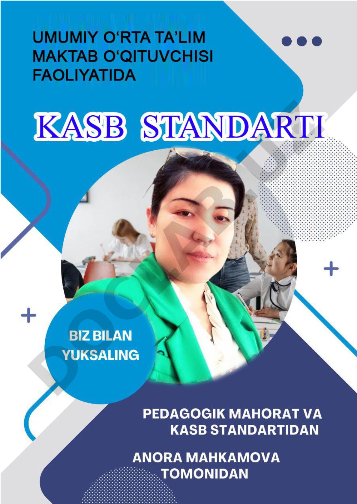 Umumiy o'rta ta'lim maktabi o'qituvchisining kasb standarti