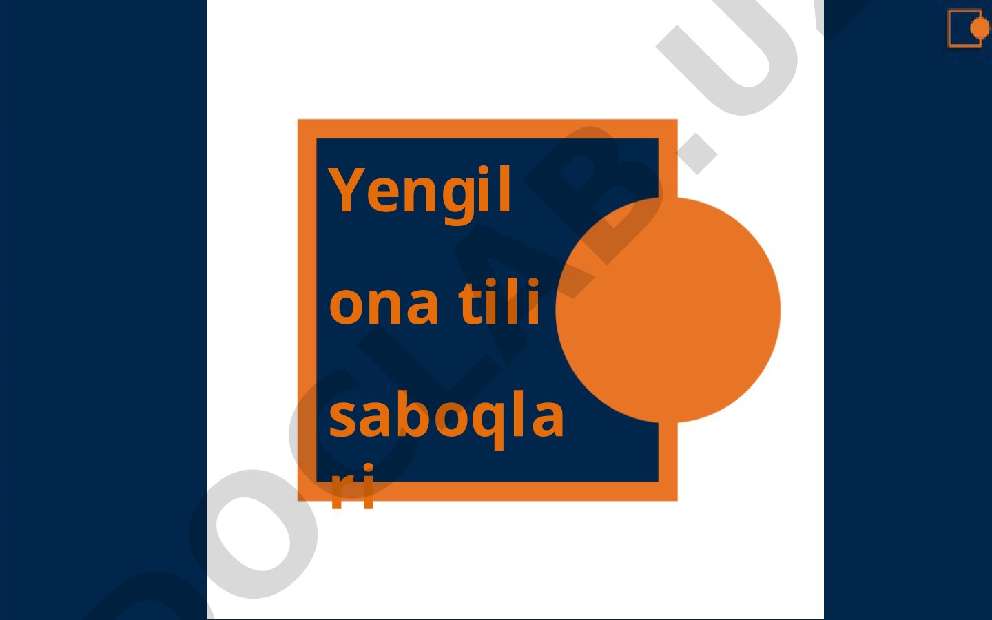 Yengil ona tili saboqlari Fonetika 1-qism