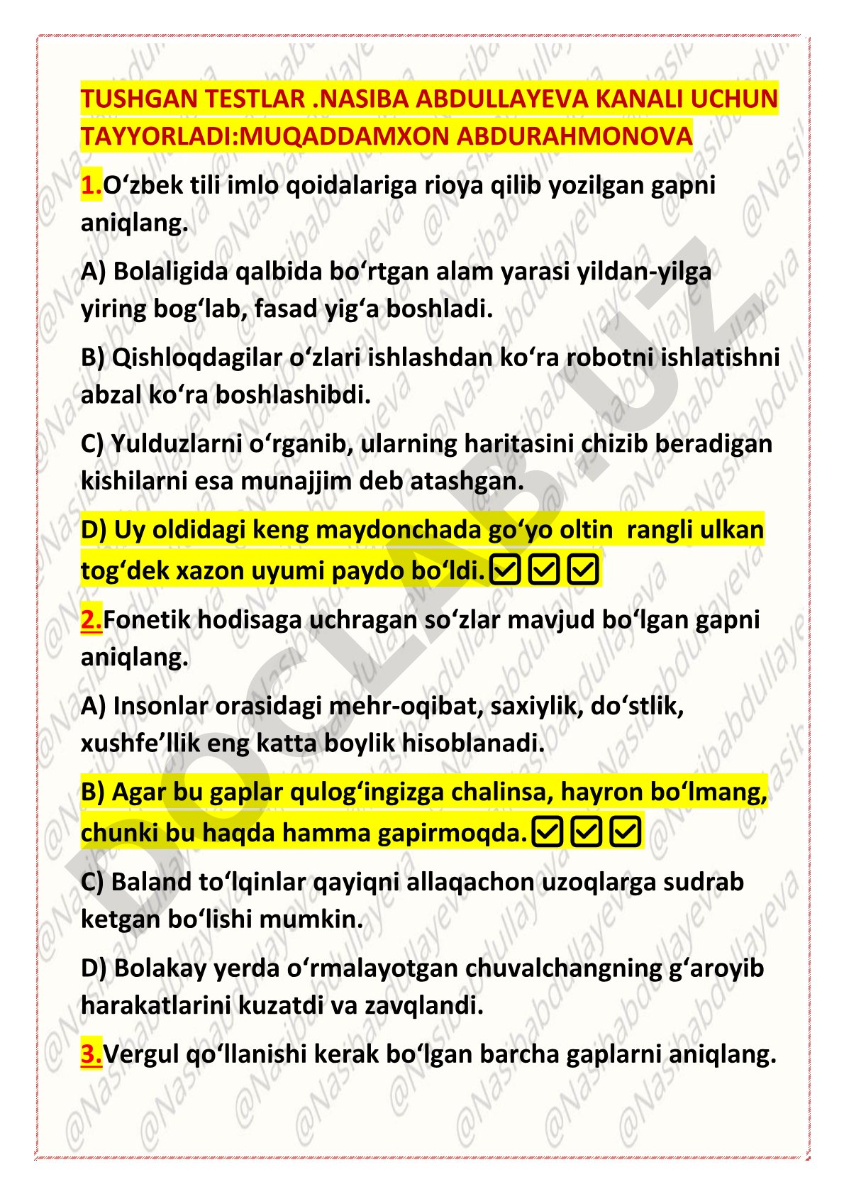 O‘zbek tili imlo qoidalari va fonetik hodisalar