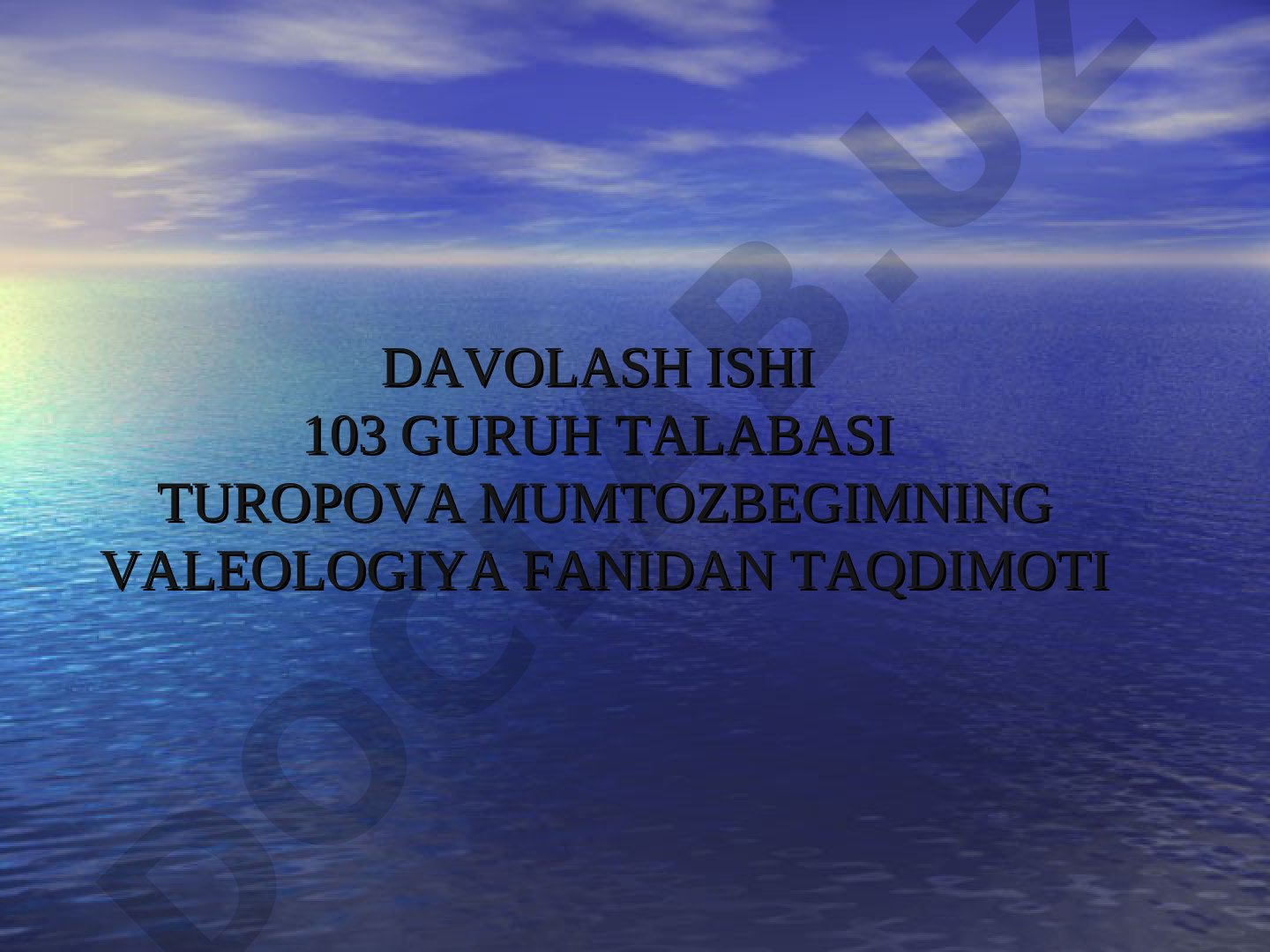 Reproduktiv salomatlik va reproduktiv huquq haqida tushunchalar