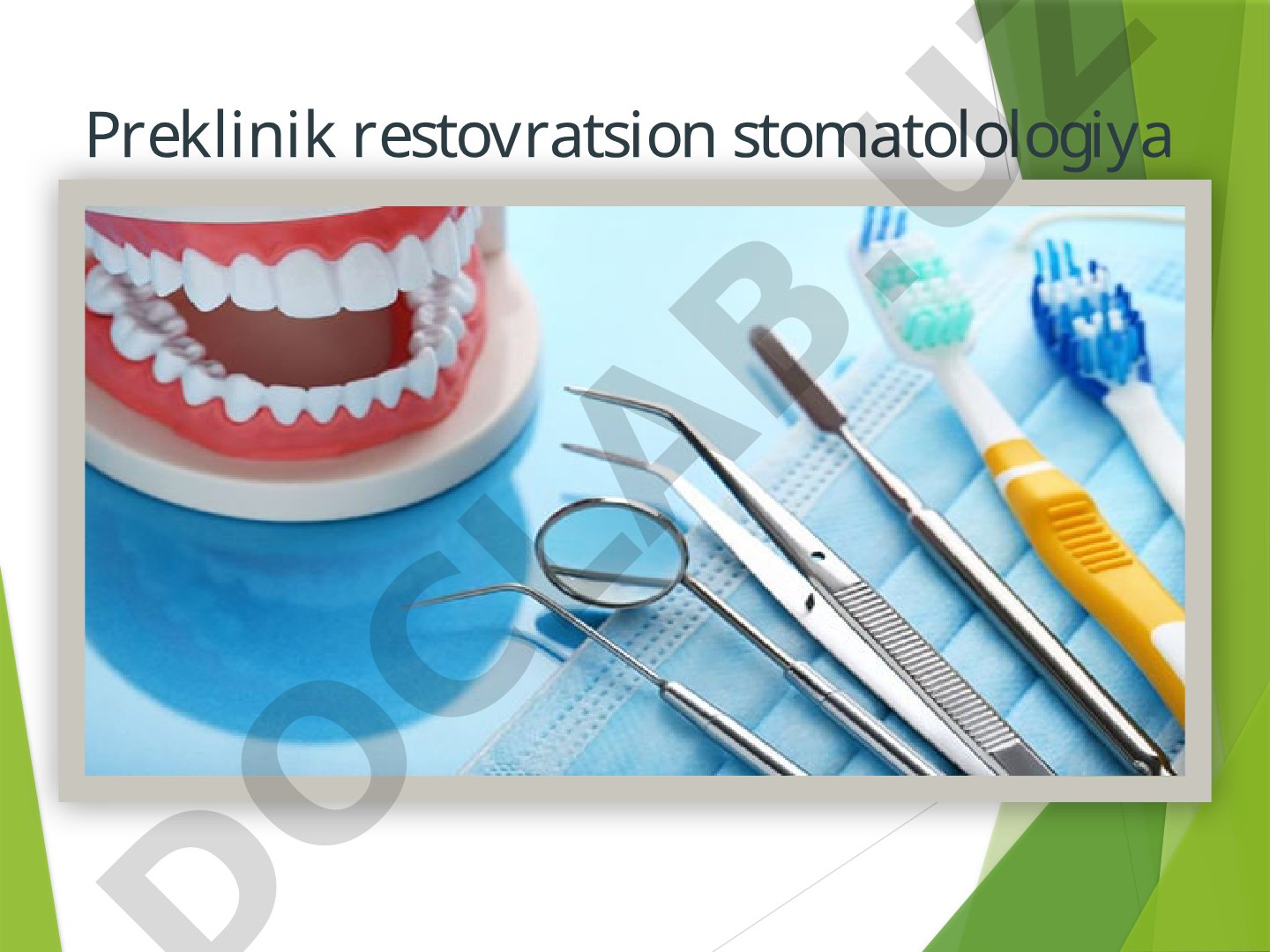 Shishaionomer sementlar: turlari, hususiyatlari