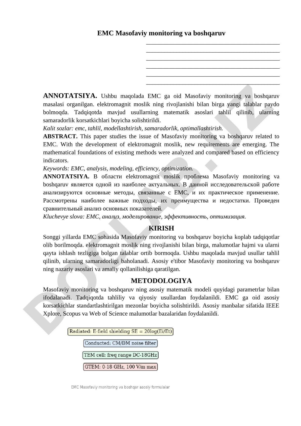 EMC Masofaviy monitoring va boshqaruv