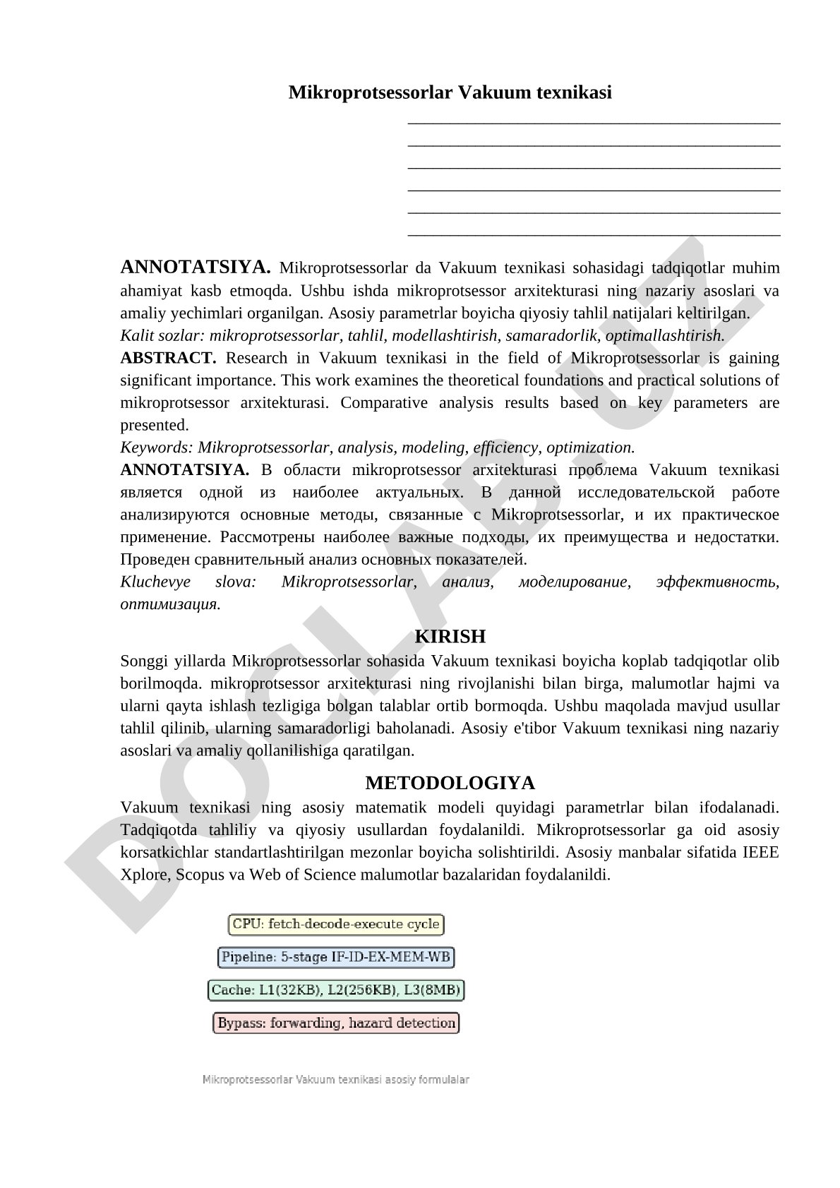 Mikroprotsessorlar Vakuum texnikasi