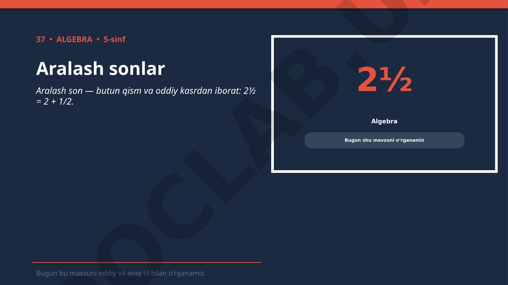 Aralash sonlar