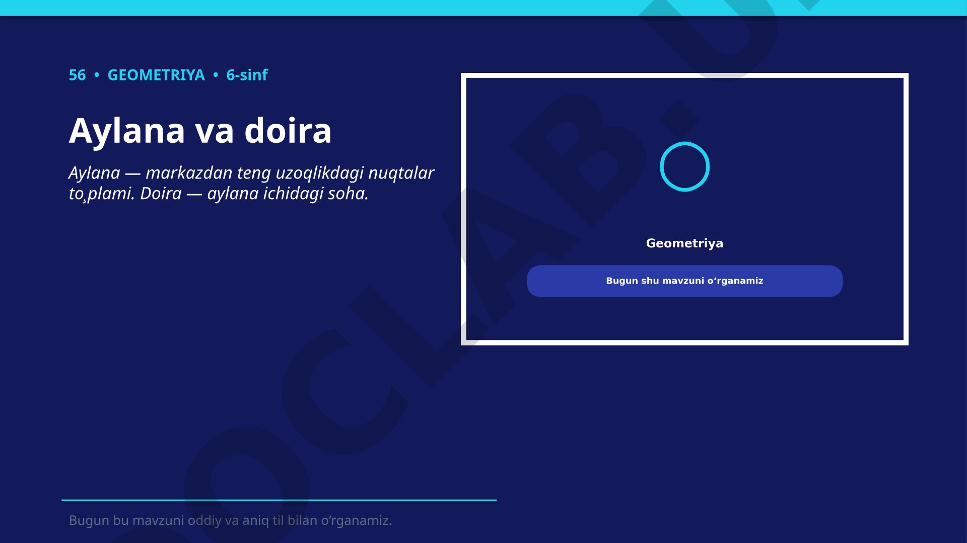 Aylana va doira