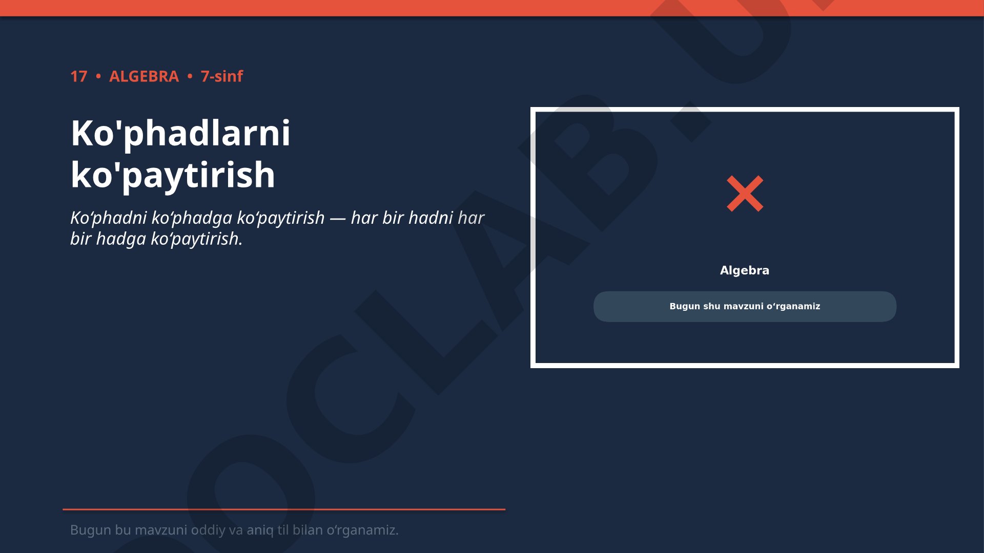 Ko'phadlarni ko'paytirish