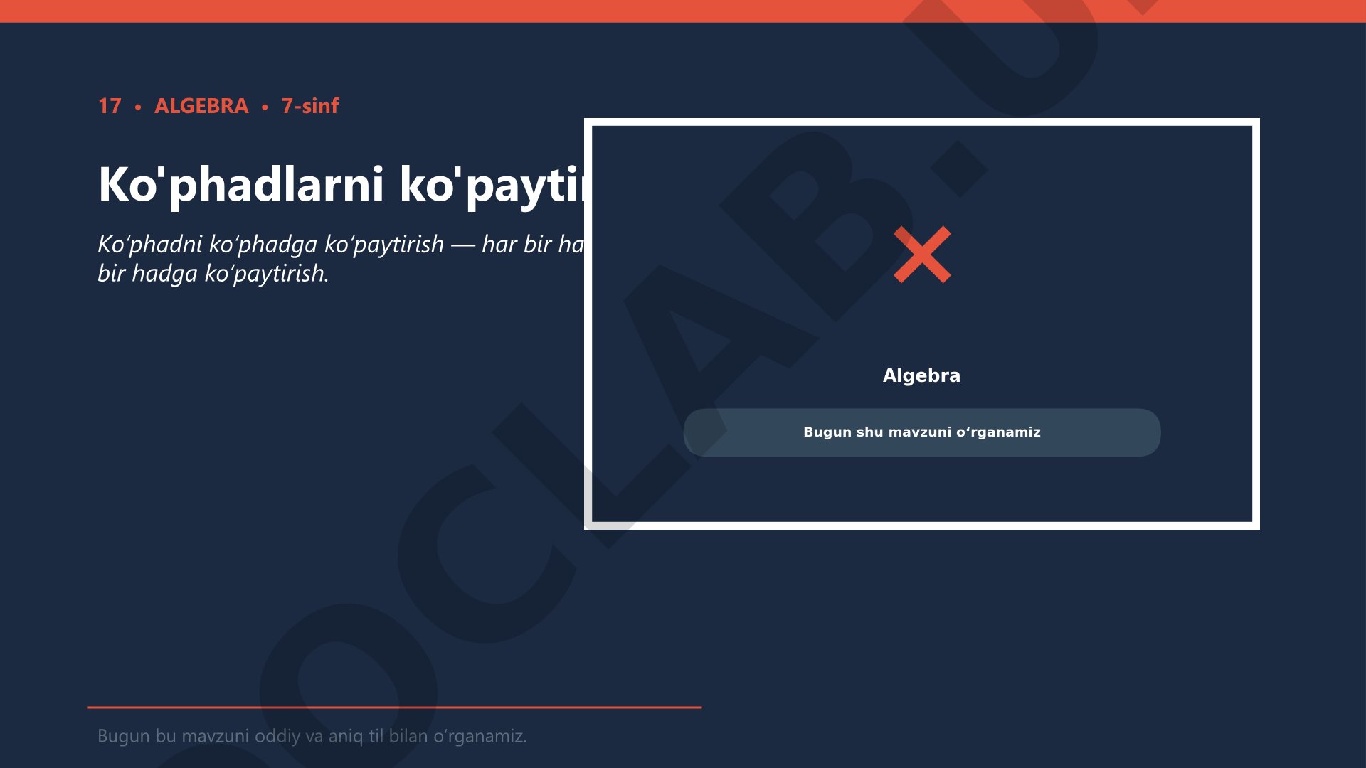 Ko'phadlarni ko'paytirish
