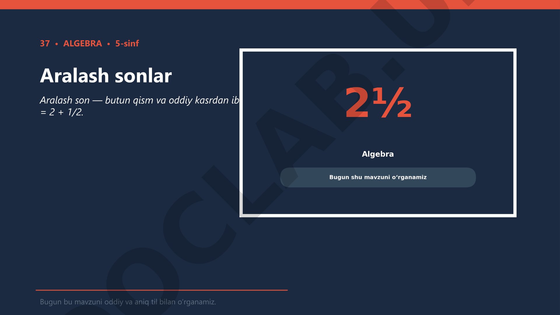 Aralash sonlar
