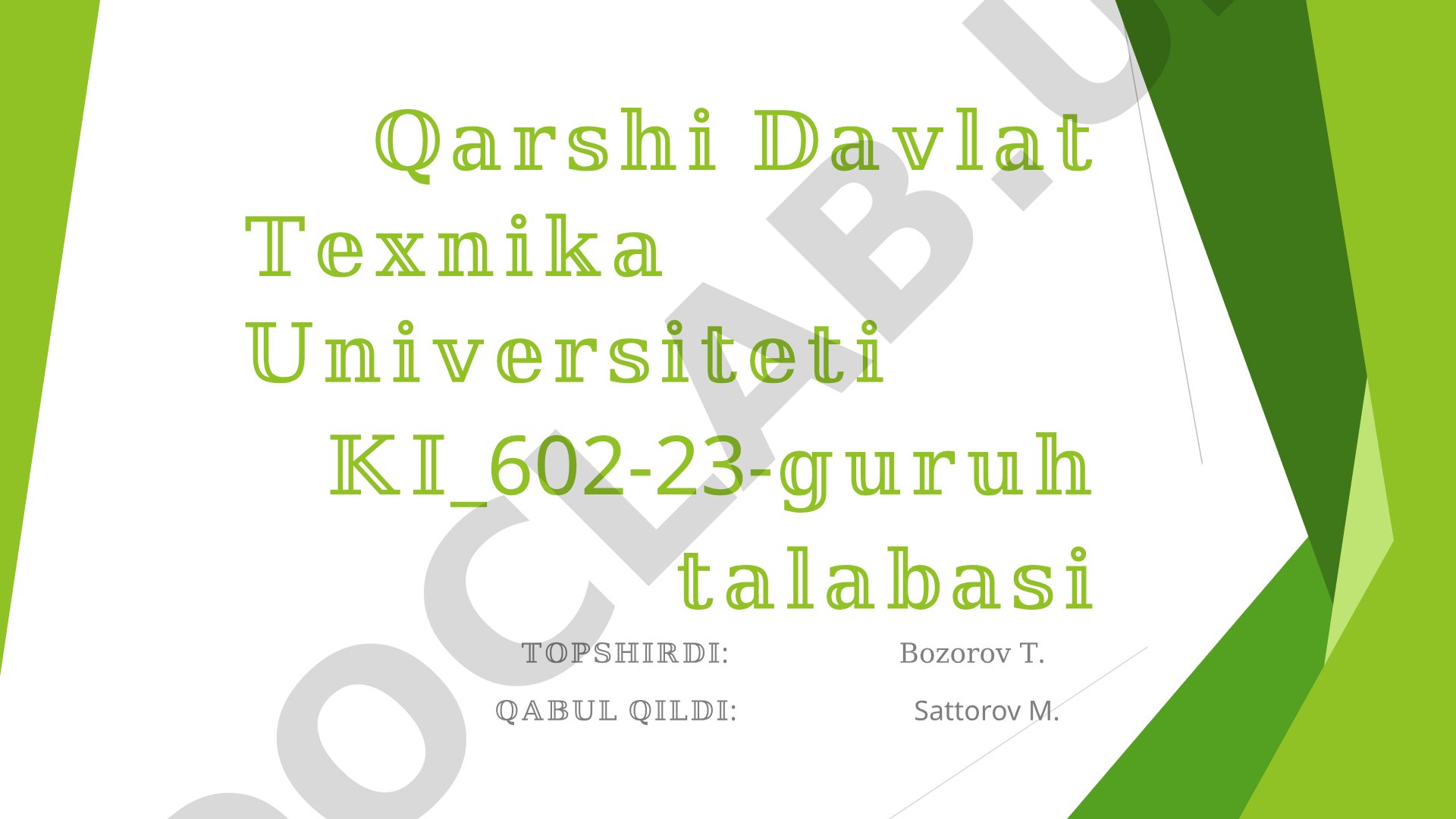 Yuqori tartibli boshlang'ich momentlarni quyi tartibli momentlar orqali ifodalash