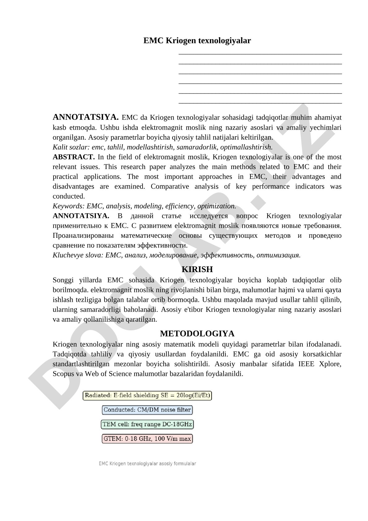 EMC Kriogen texnologiyalar