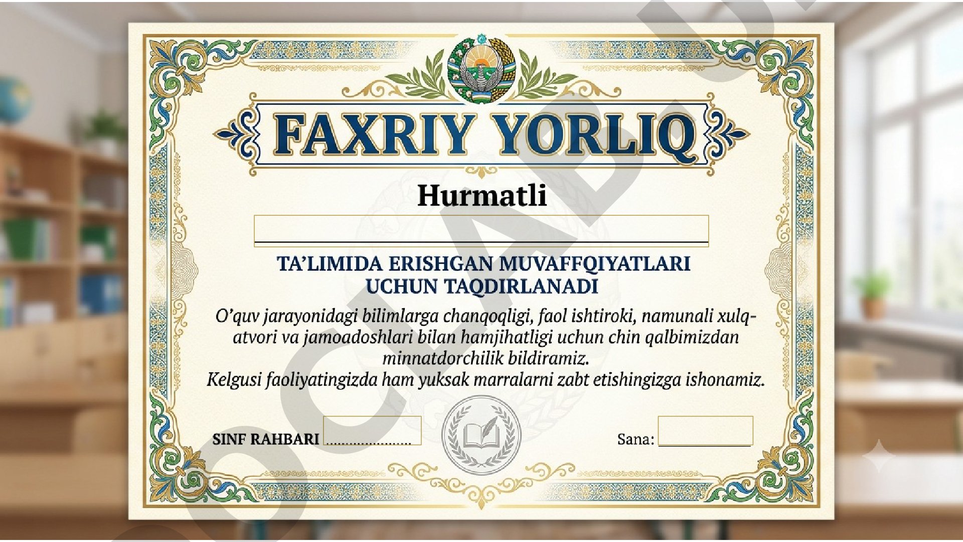 Mazmuni noma'lum slaydlar