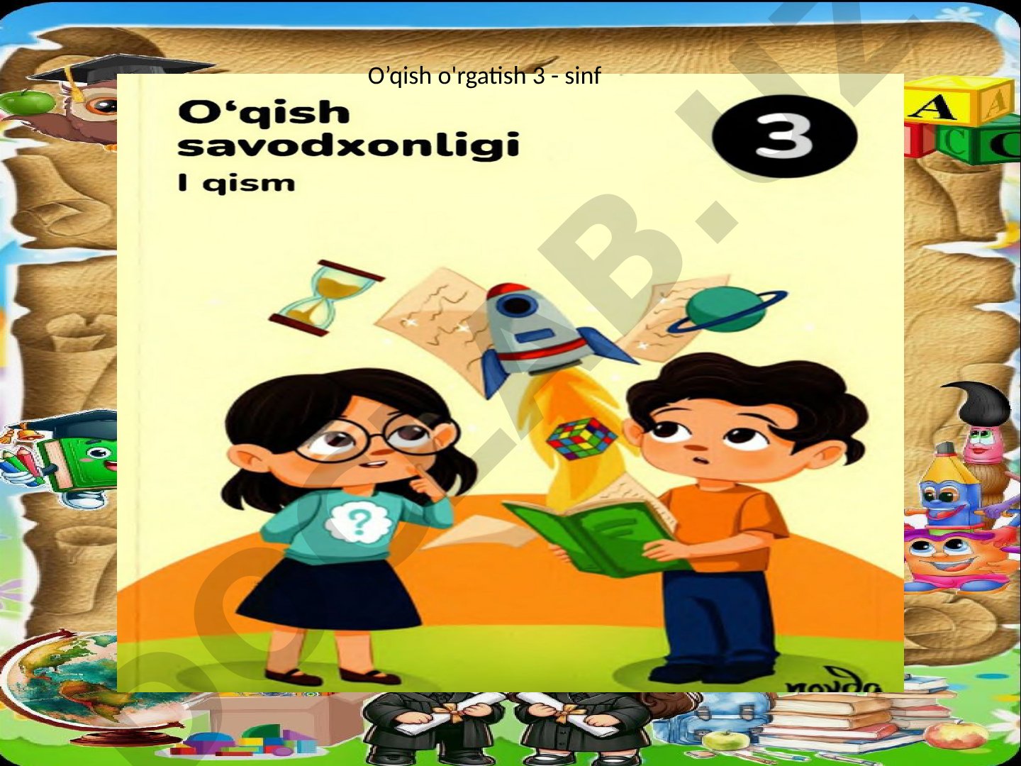 3-sinf o'qish va vitaminlar mavzusidagi dars