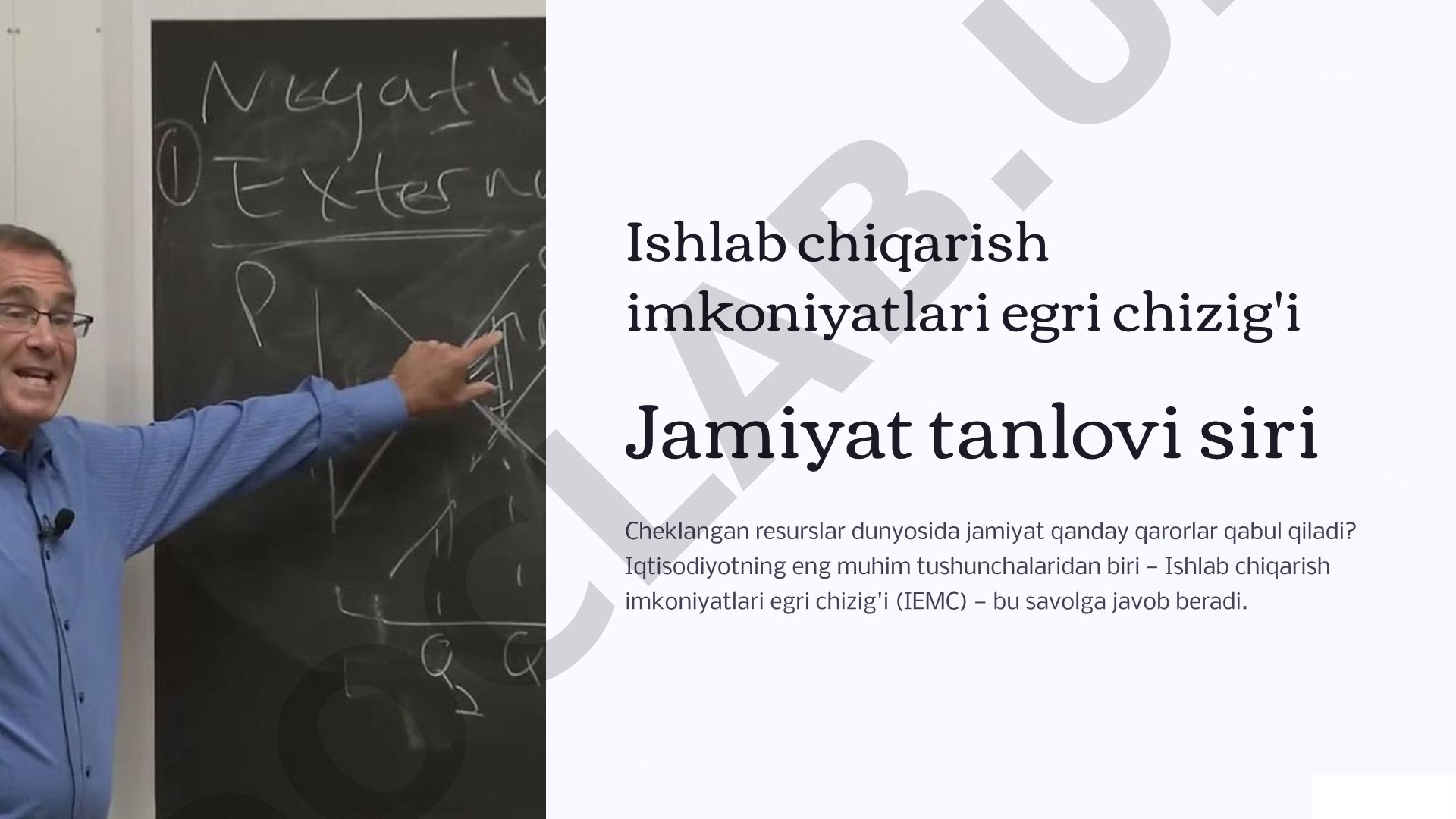 Ishlab chiqarish imkoniyatlari egri chizig'i