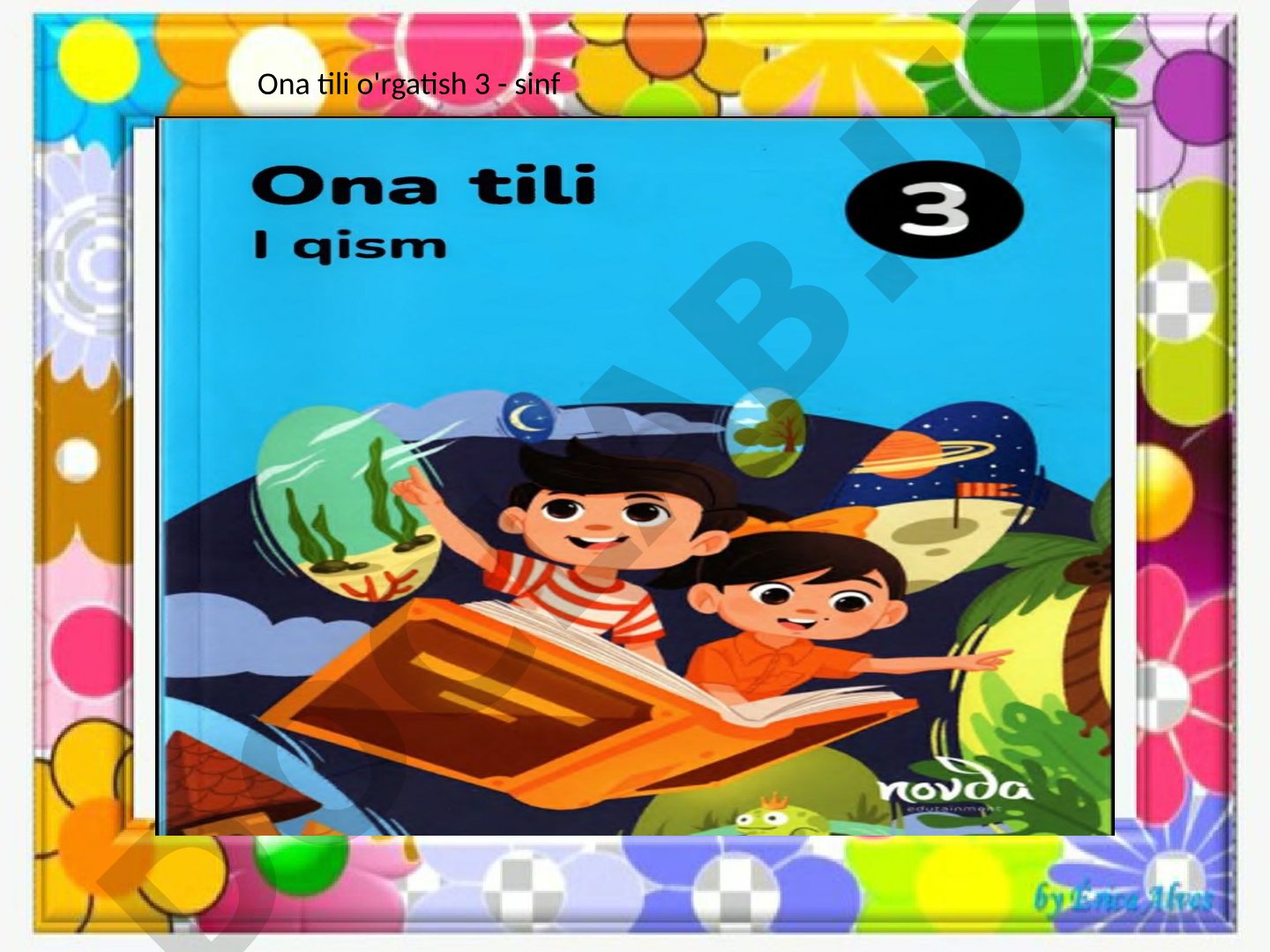 Ona tili o'rgatish 3-sinf