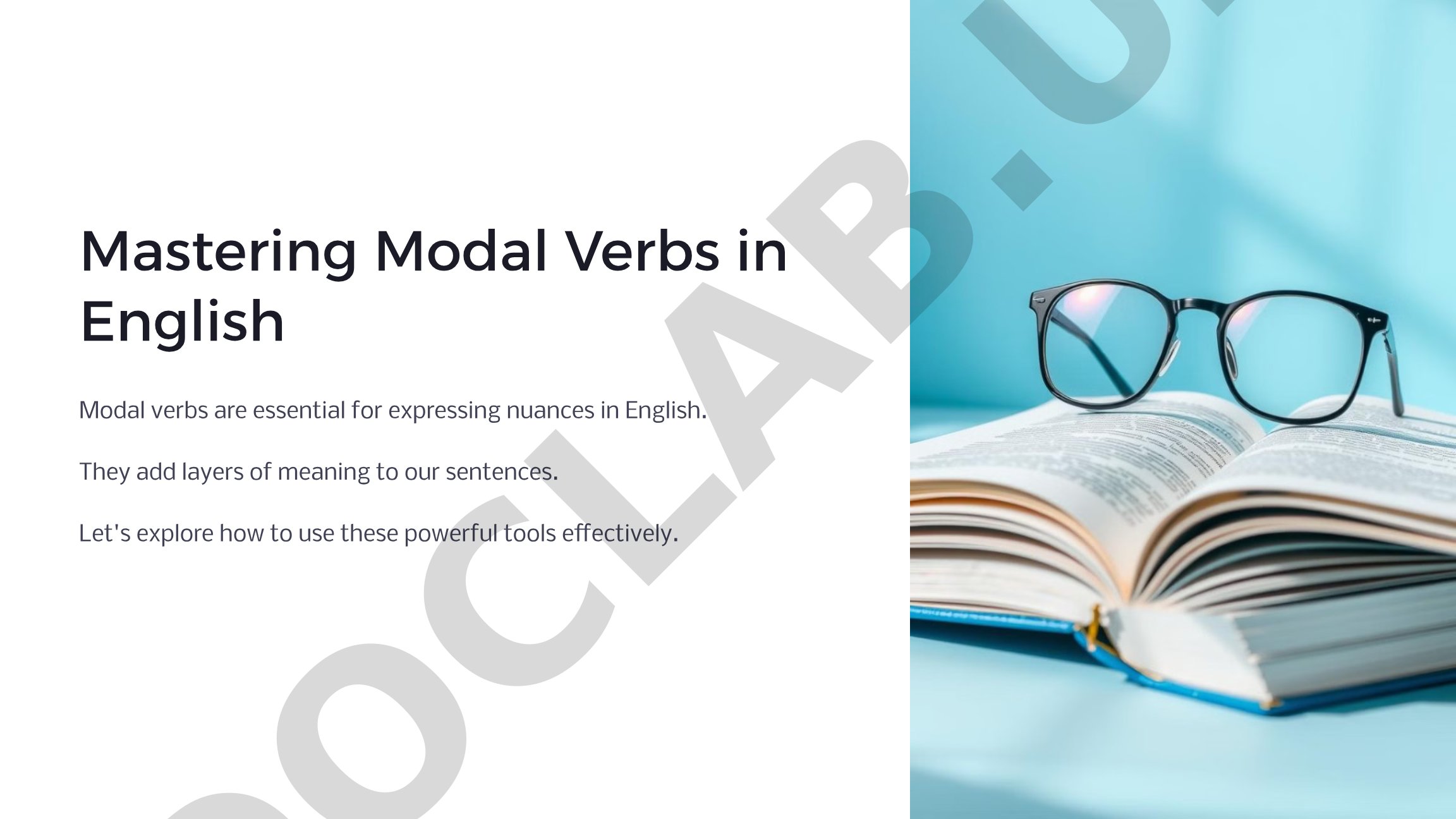 Mastering Modal Verbs in English
