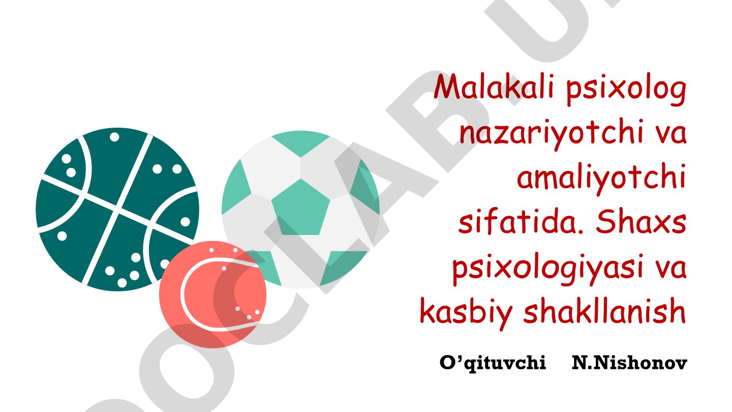 Malakali psixolog nazariyotchi va amaliyotchi sifatida