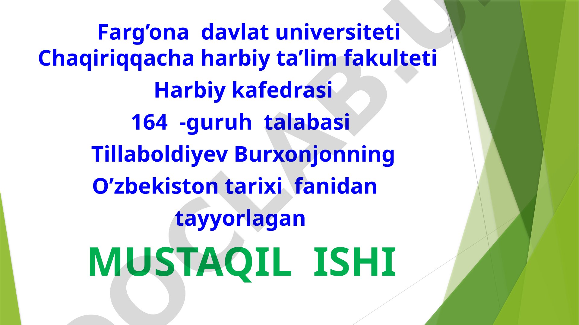 Jaloliddin Manguberdi vatanparvar siymo