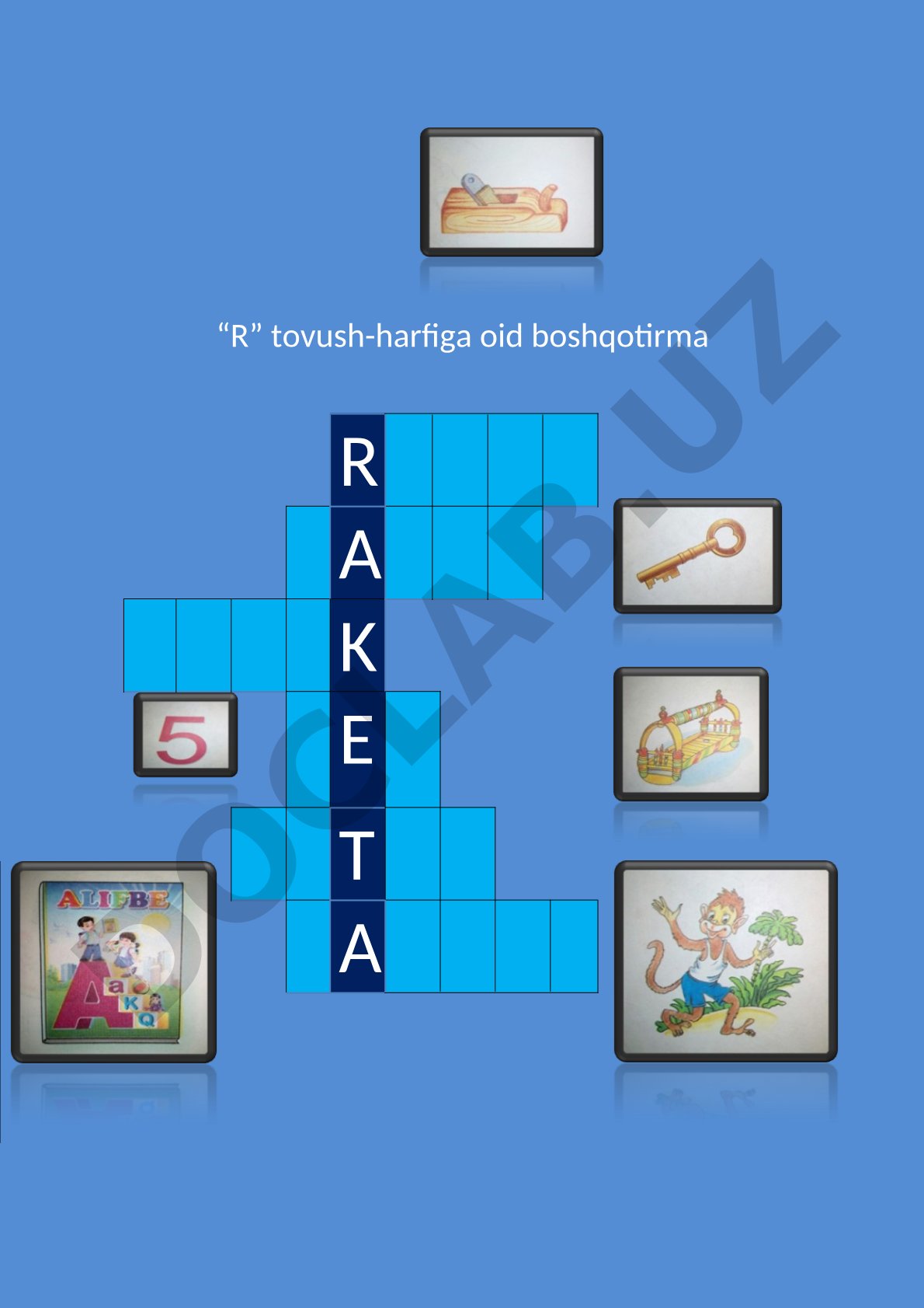 R tovush-harfiga oid boshqotirma