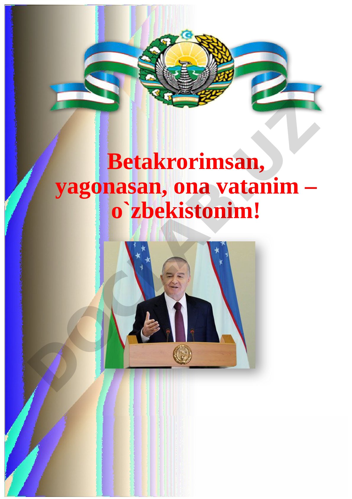 Ona vatanim – O'zbekistonim
