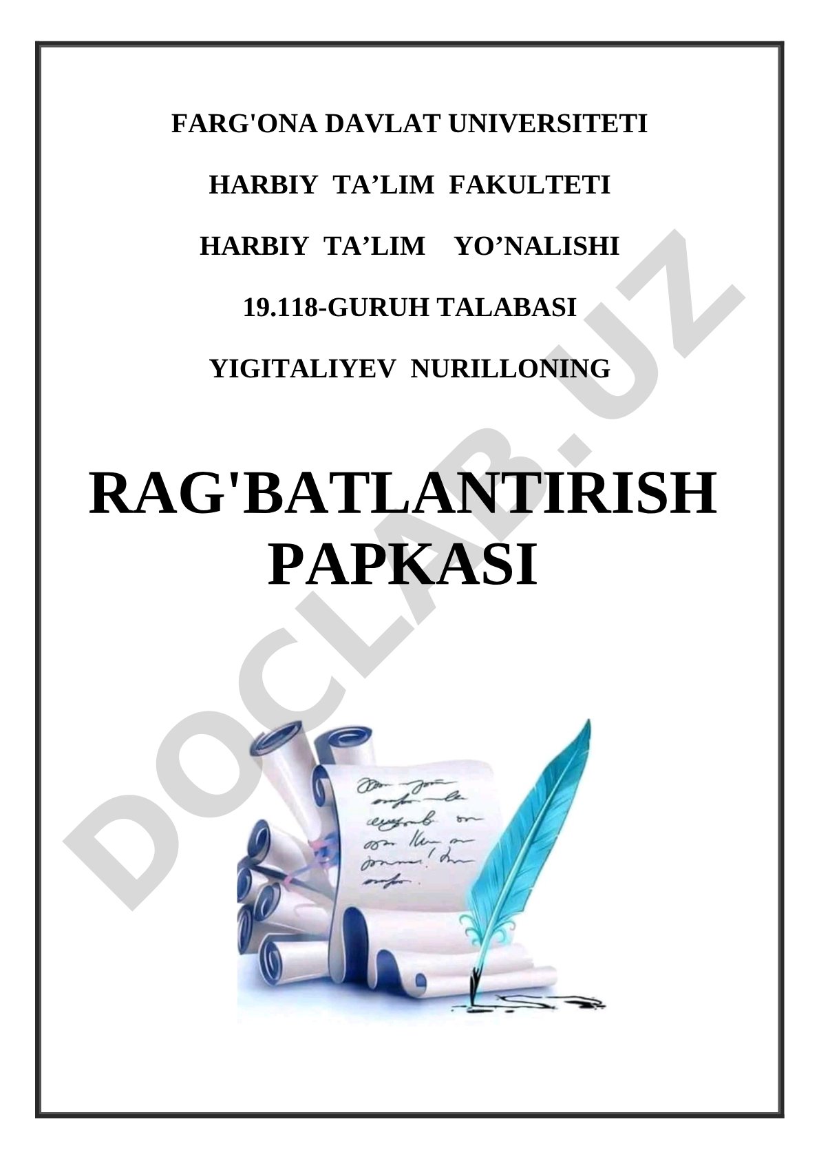 Rag'batlantirish papkasi
