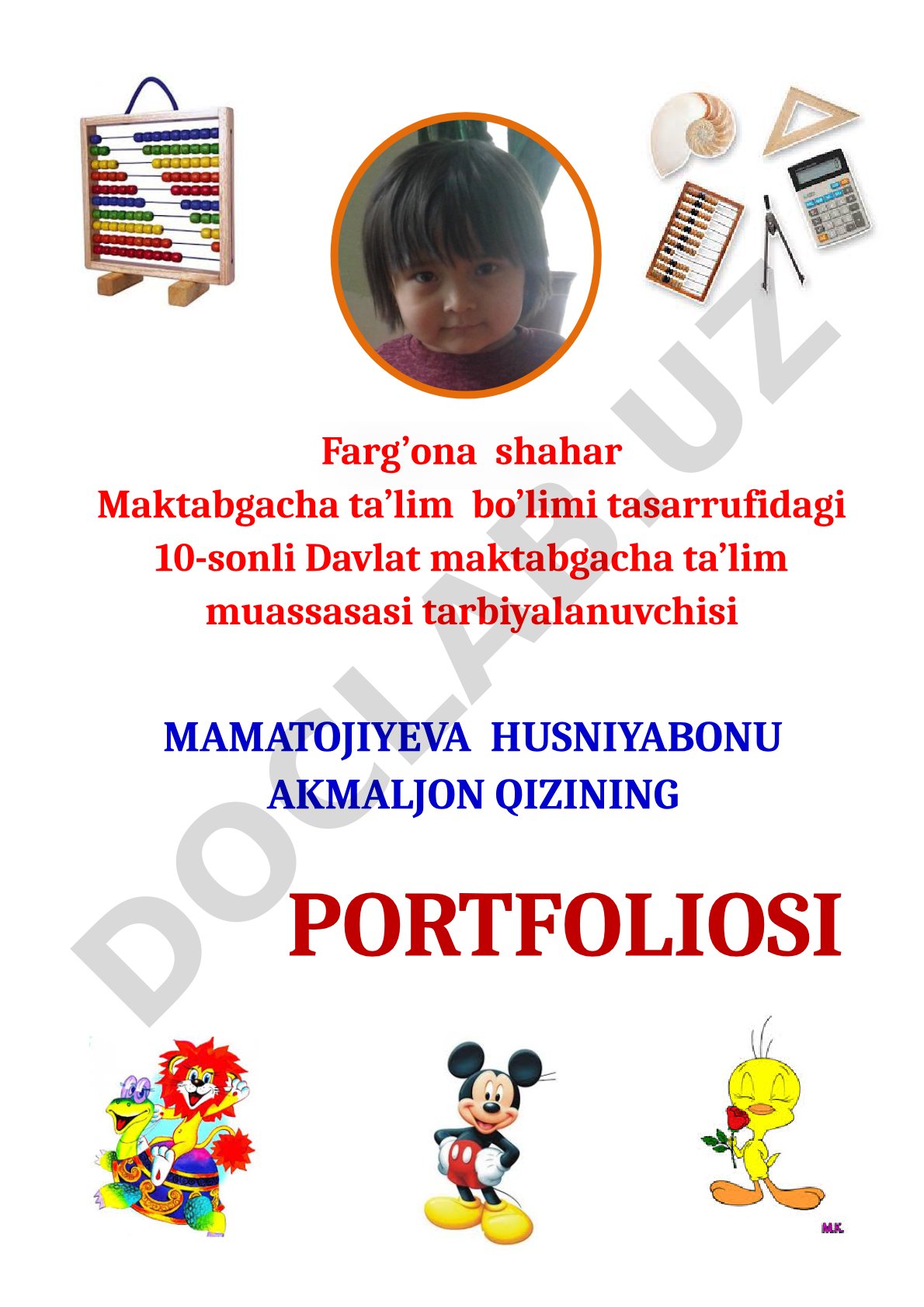 Matematika kechasi tadbiri ssenariysi