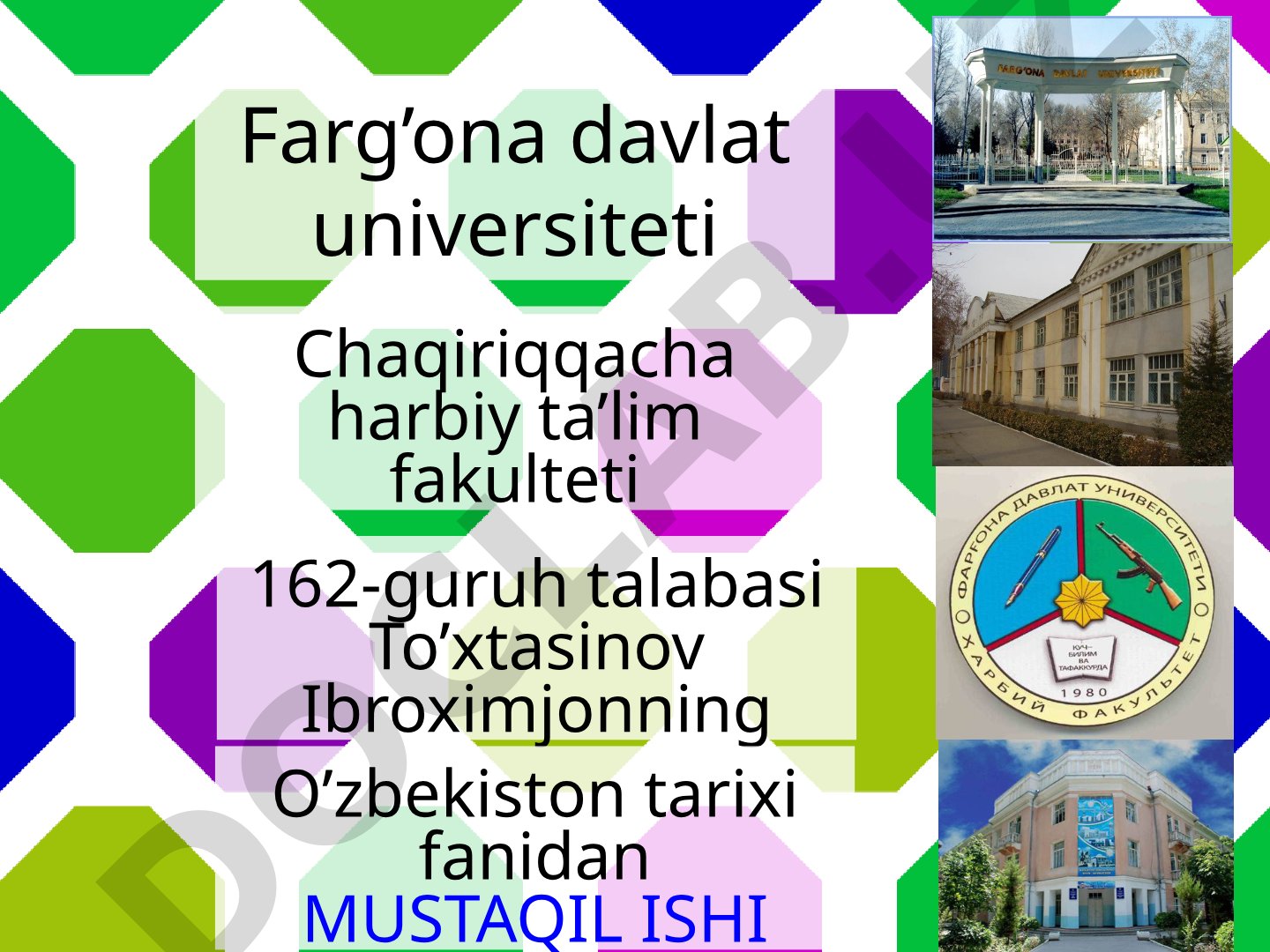 Turkiy xalqlarning kelib chiqishi, tarqalishi va hozirgi zamon