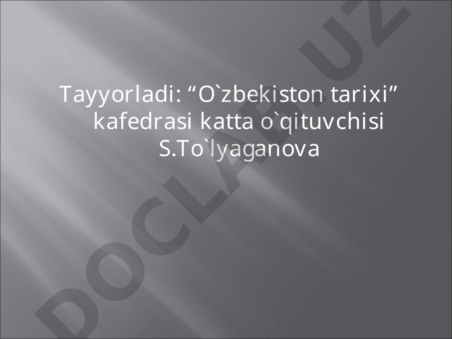 Turkistonni chor Rossiyasi tomonidan bosib olinishi va mustamlakachilik siyosati