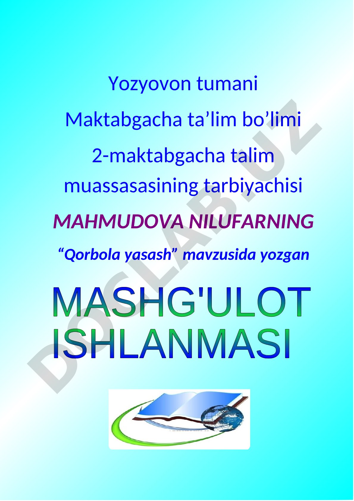 Qorbola yasash