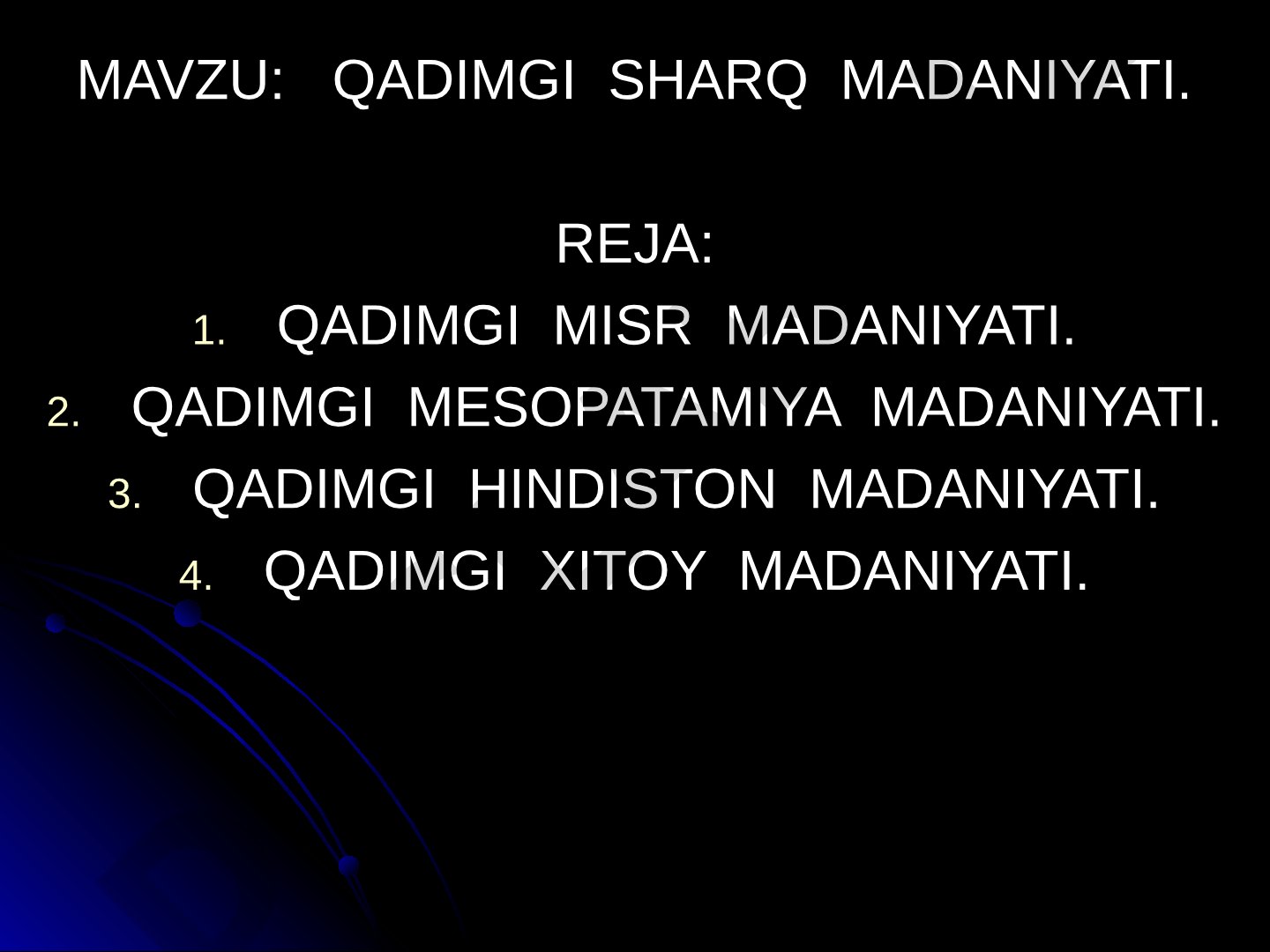 Qadimgi Sharq madaniyati