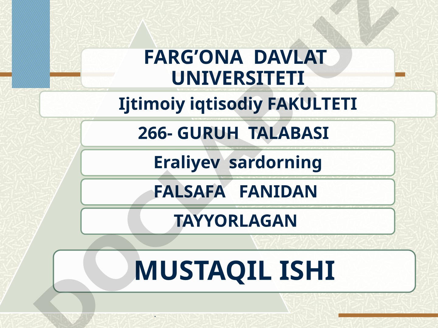 Milliy ana'na va qadriyatlar