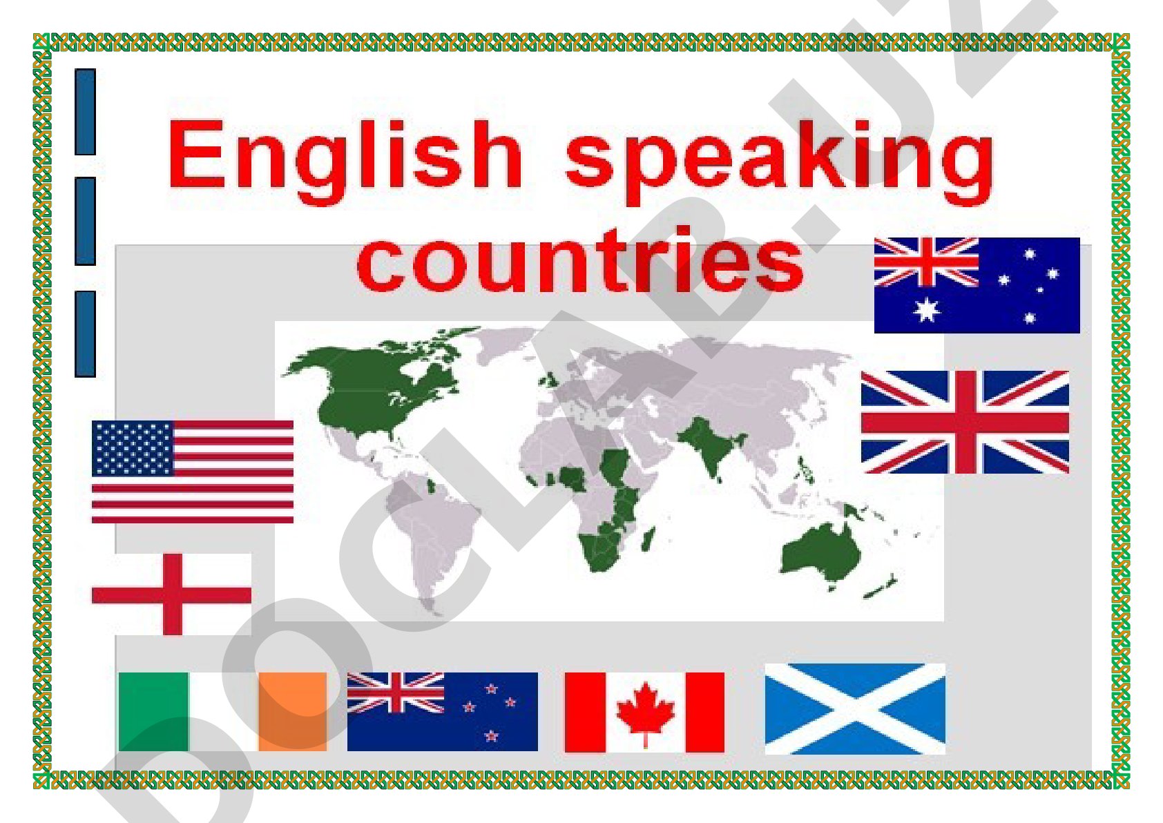 English speaking countries