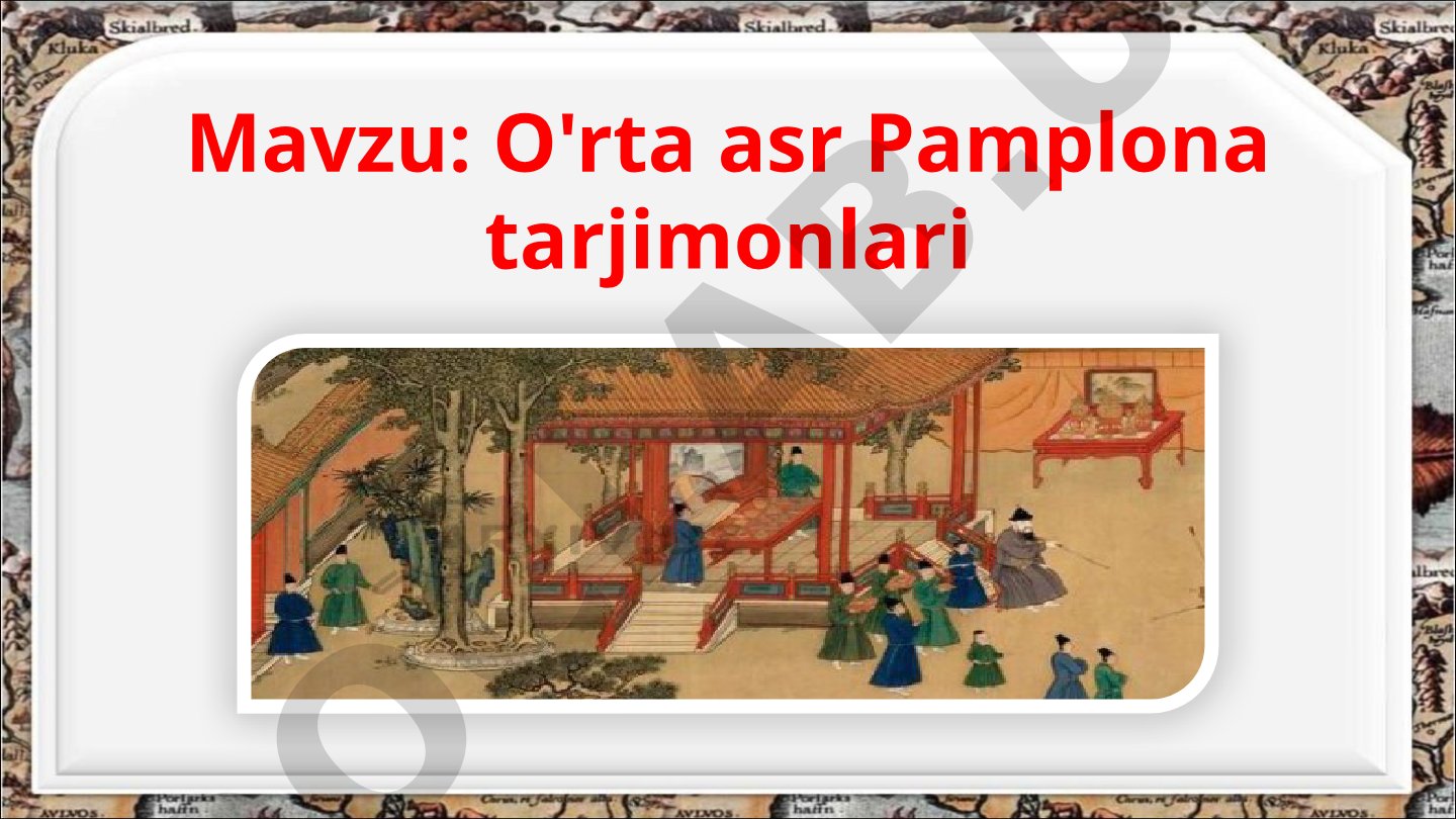 O'rta asr Pamplona tarjimonlari