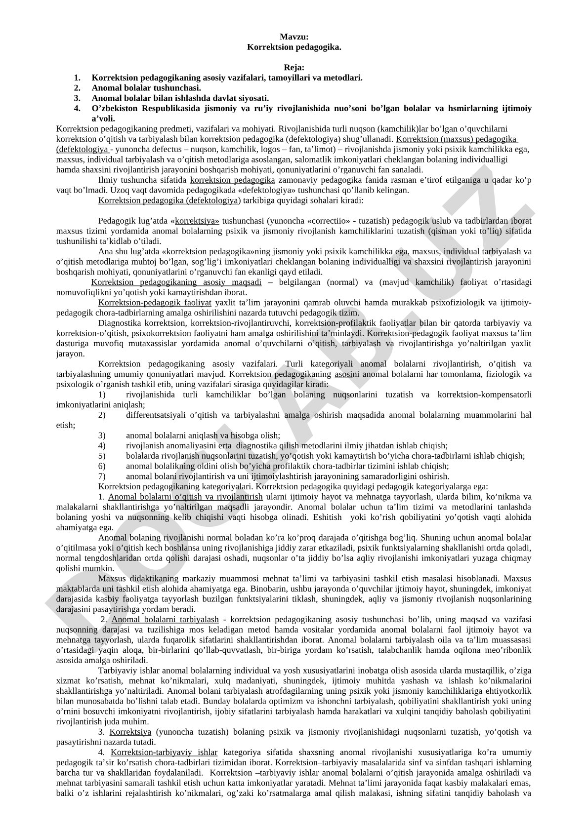 Korrektsion pedagogika