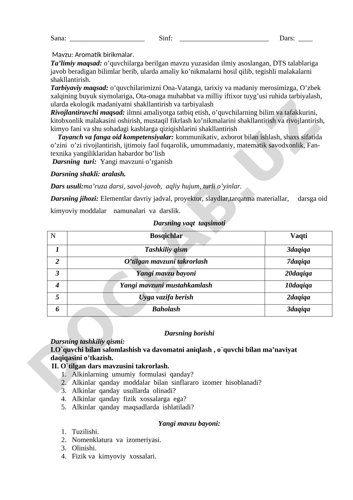Aromatik birikmalar