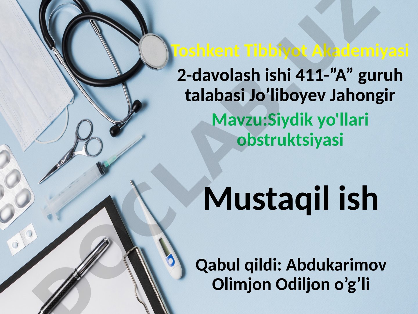 Siydik yo'llari obstruktsiyasi