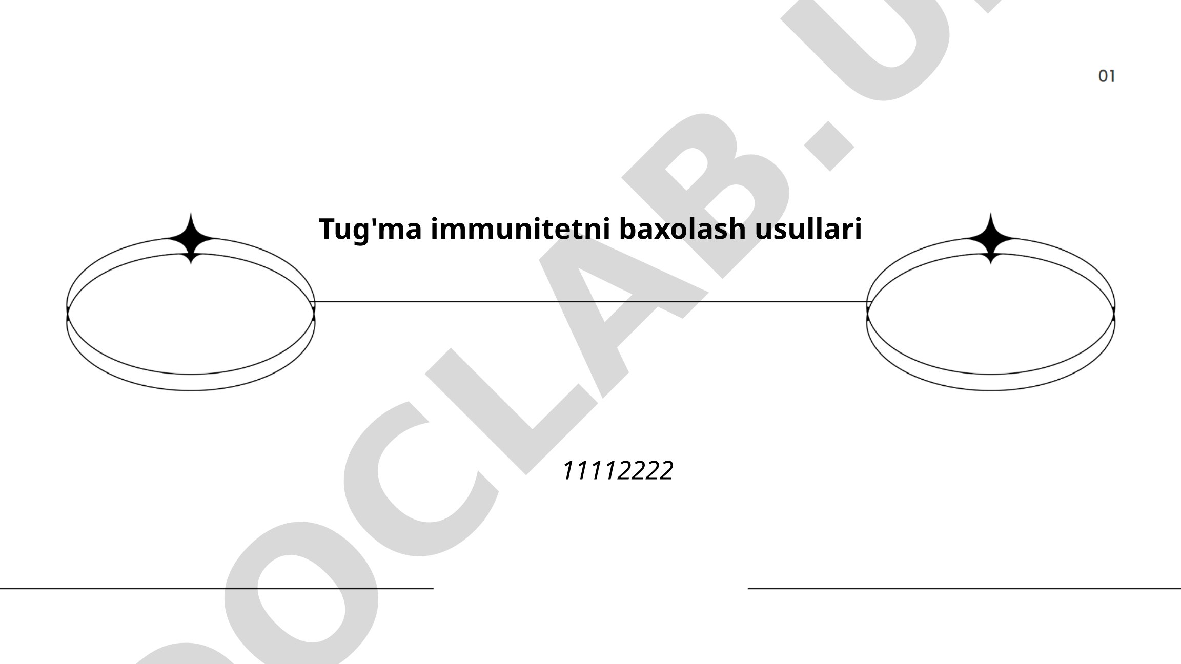 Tug'ma immunitetni baxolash usullari