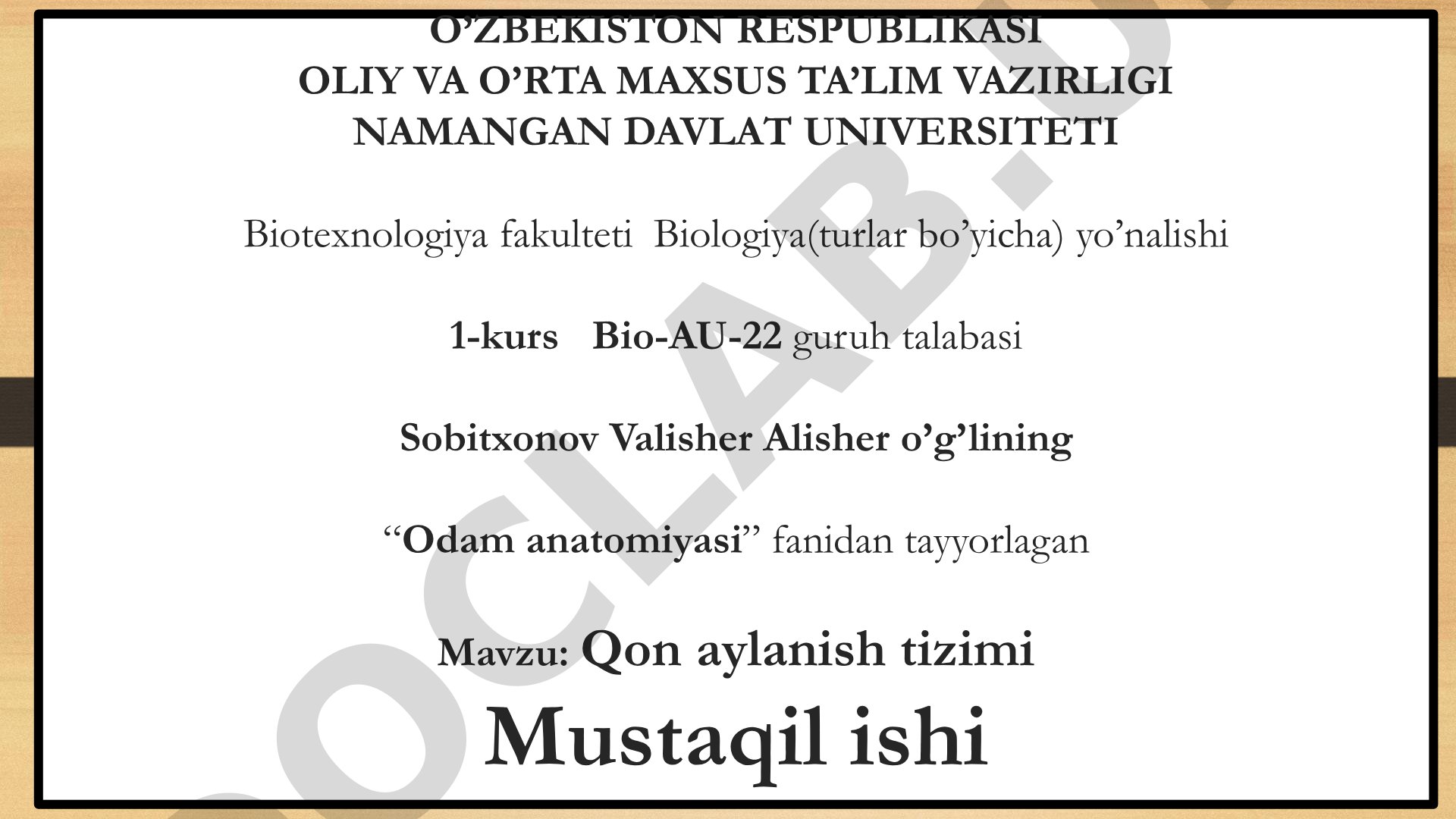 Qon aylanish tizimi