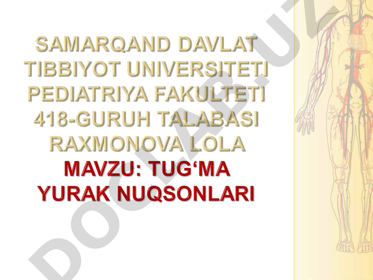 Tug'ma yurak nuqsonlari