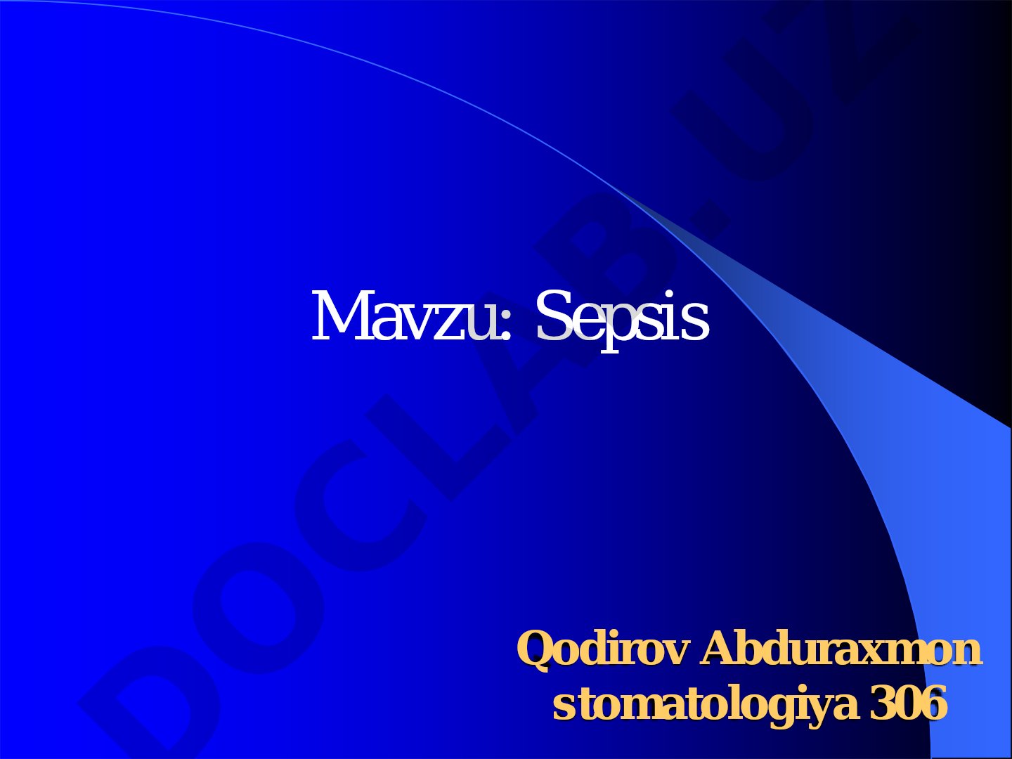 Sepsis