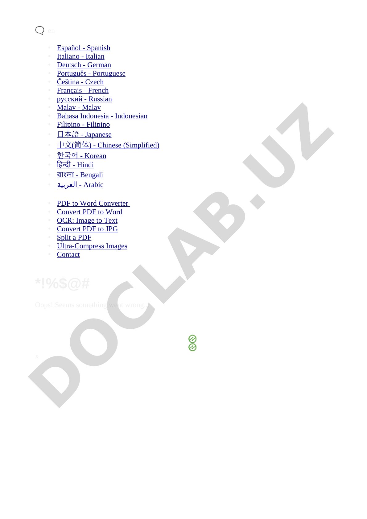PDF conversion and OCR online tools