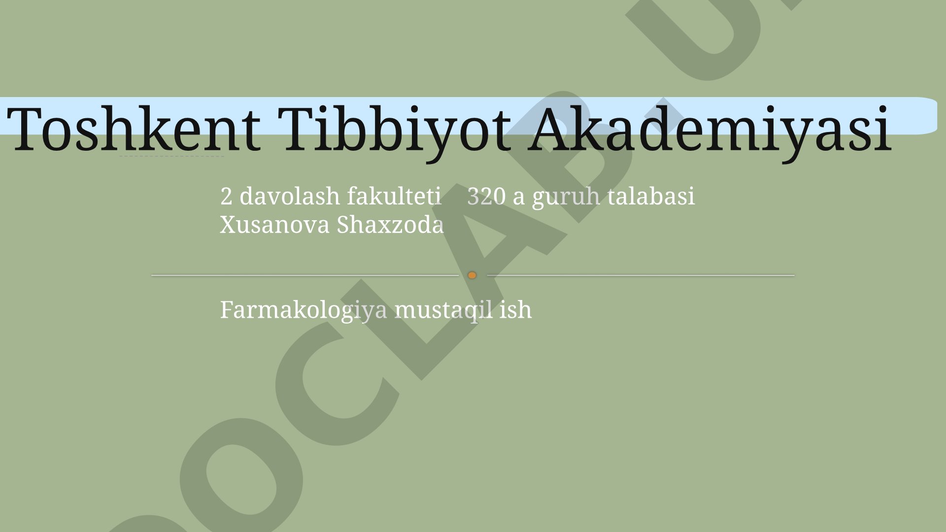 Temir saqlovchi dori vositalarining qiyosiy tahlili