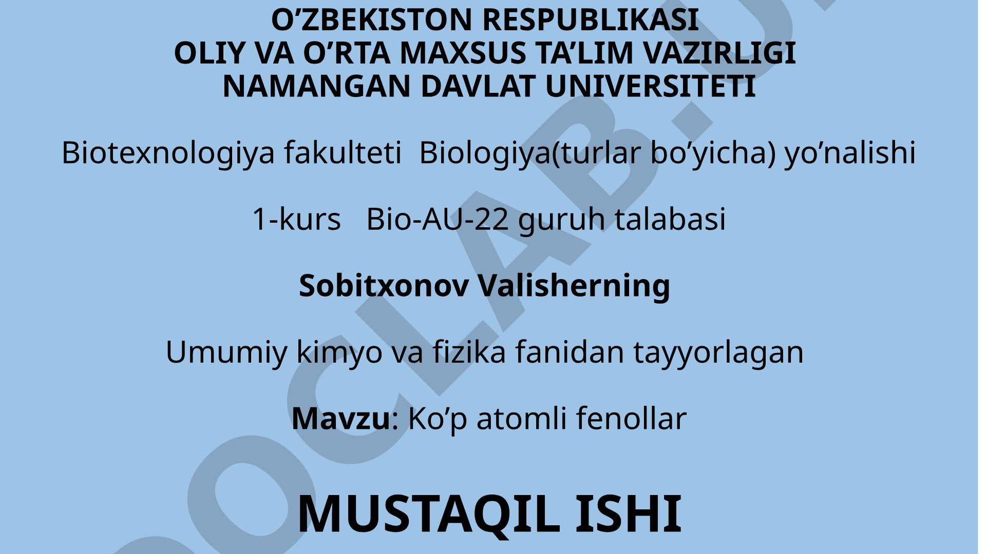 Ko’p atomli fenollar