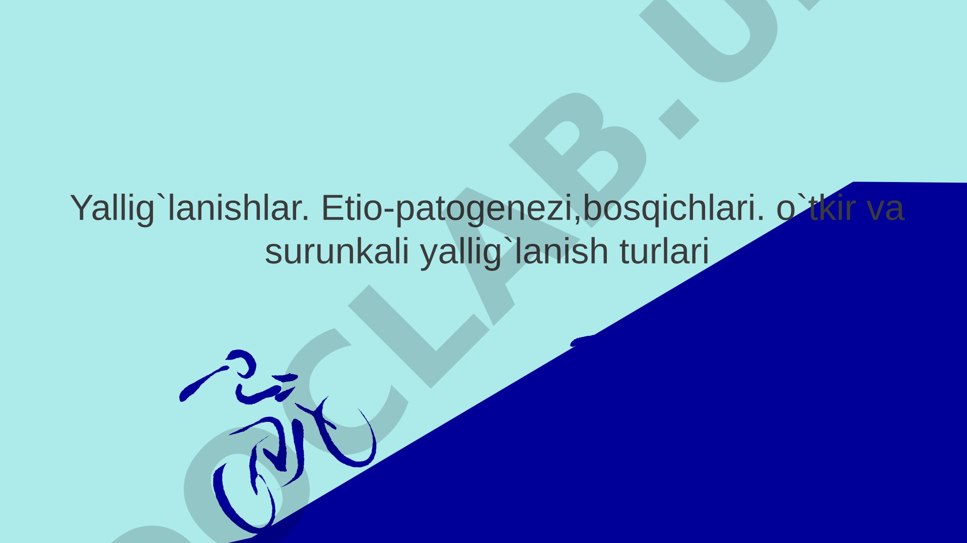 Yallig'lanishlar etiopatogenezi, bosqichlari va turlari