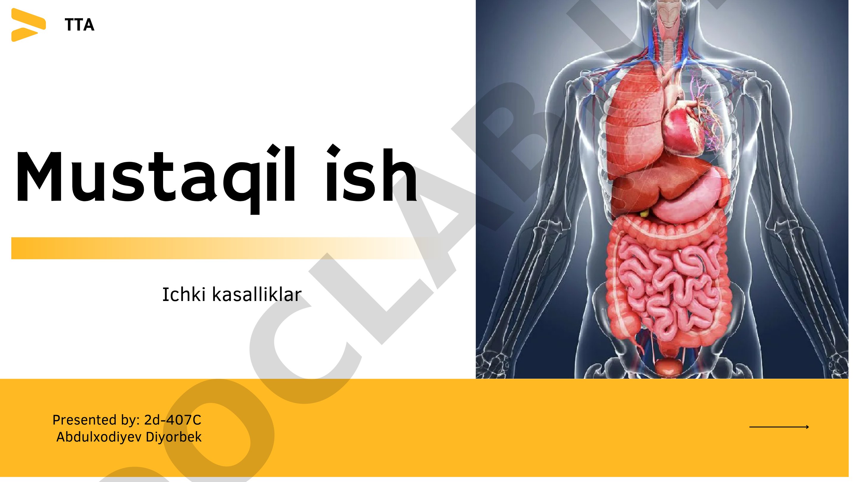 Ochiq arterial yo'l
