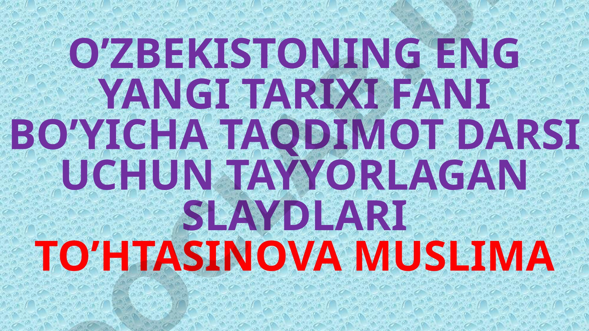 Bozor iqtisodiyotining joriy qilinishi va unga bosqichma bosqich o'tish jarayoni